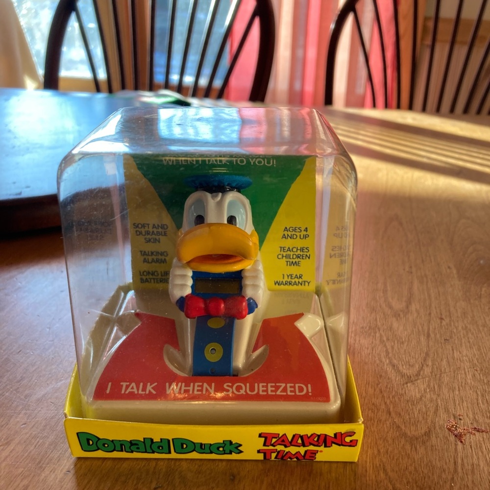Rare and Vintage Disney talking time watch